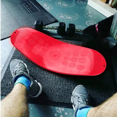 Deska do balansowania czerwona