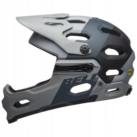 Kask rowerowy Full Face Bell Super 3R MIPS szary r. L