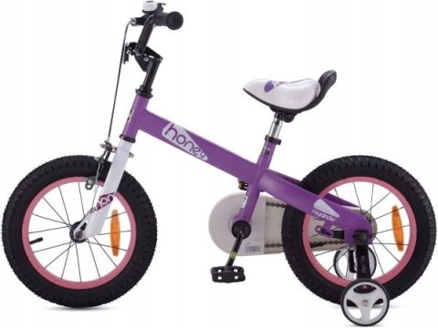 Rower RoyalBaby Honey 14" fioletowy
