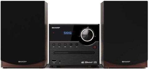 Sharp mikrosystem Hi-Fi XL-B517D brązowy Bluetooth CD radio FM USB