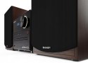 Sharp mikrosystem Hi-Fi XL-B517D brązowy Bluetooth CD radio FM USB