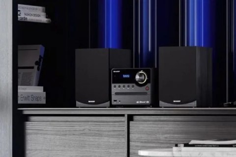 Sharp mikrosystem Hi-Fi XL-B517D brązowy Bluetooth CD radio FM USB