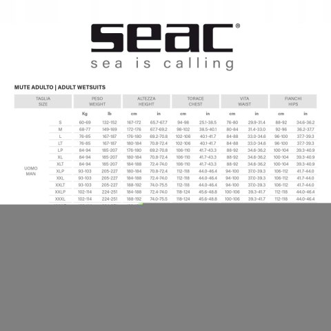 Skafander nurkowy SEAC Royal M, 16.3459