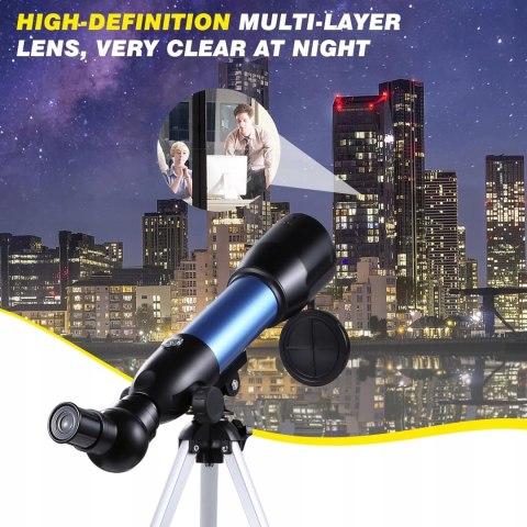 Teleskop astronomiczny UPCHASE F36050N HD 360/50 soczewka barlow