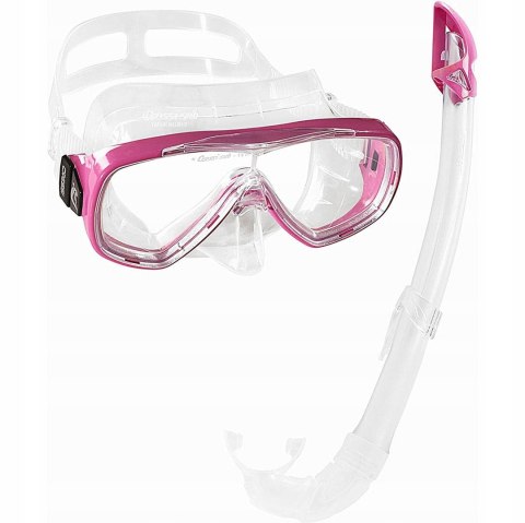 Zestaw do nurkowania Cressi Onda Mare różowy