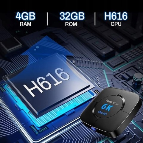 ANDROID TV BOX DEKODER MAGCUBIC SMART TV ULTRA HD