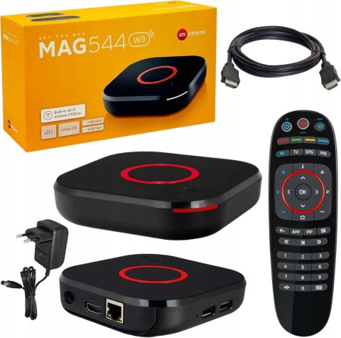 Dekoder IPTV SET-TOP BOX Infomir MAG 544w3 HB-Digital 4K Top Box Multimedia