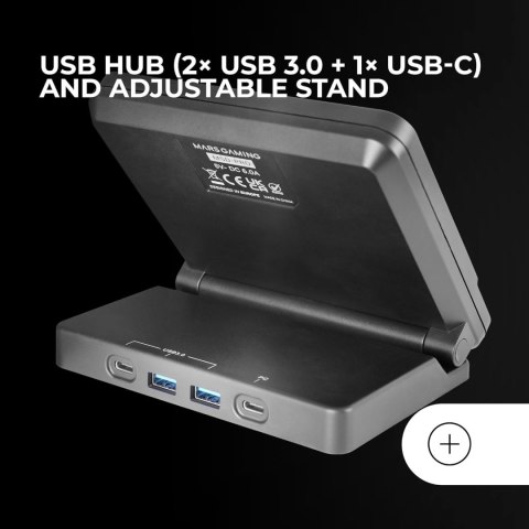 Mars Gaming MSD-PRO, Panel Sterujący, 10 Personalizowanych Klawiszy LCD