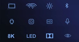 Projektor LED Xnano X1 biały