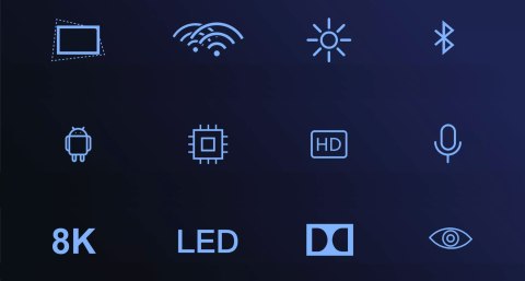 Projektor LED Xnano X1 biały