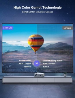 Projektor LED wimius w7 biały