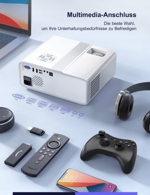 Projektor LED wimius w7 biały