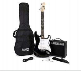 RockJam pełnowymiarowy zestaw gitarowy elektryczny z wzmacniaczem