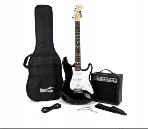RockJam pełnowymiarowy zestaw gitarowy elektryczny z wzmacniaczem