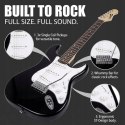 RockJam pełnowymiarowy zestaw gitarowy elektryczny z wzmacniaczem