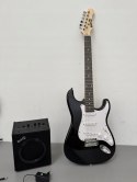 RockJam pełnowymiarowy zestaw gitarowy elektryczny z wzmacniaczem