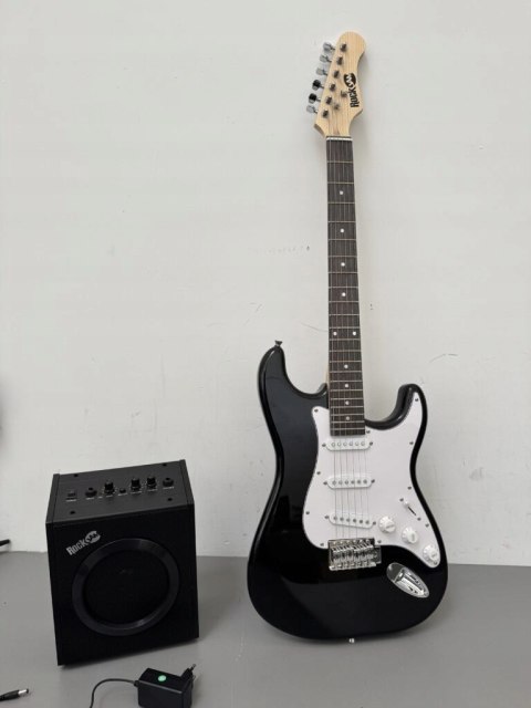RockJam pełnowymiarowy zestaw gitarowy elektryczny z wzmacniaczem