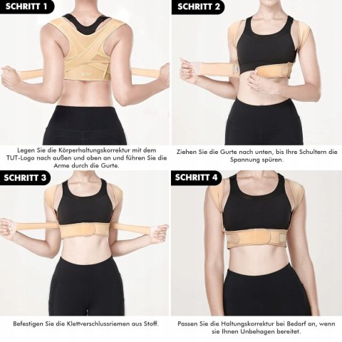 TUT Premium korektor postawy, korektor postawy pleców L