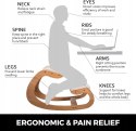 Ergonomiczny Stołek Korekcja Prawidłowej Postawy VEVOR DNZ220LB