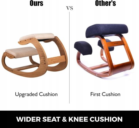 Ergonomiczny Stołek Korekcja Prawidłowej Postawy VEVOR DNZ220LB
