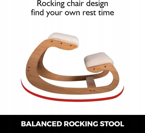 Ergonomiczny Stołek Korekcja Prawidłowej Postawy VEVOR DNZ220LB