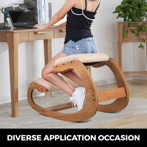 Ergonomiczny Stołek Korekcja Prawidłowej Postawy VEVOR DNZ220LB