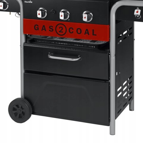 Hybrydowy gril gazowy i węglowy Char-Broil Gas2Coal 3 palniki BBQ