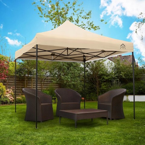 Namiot pawilon wodoodporny All Seasons Gazebos 3x3m beżowy