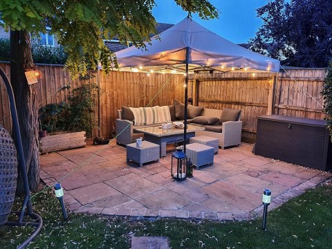 Namiot pawilon wodoodporny All Seasons Gazebos 3x3m beżowy