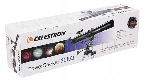 Teleskop astronomiczny Celestron 21048 PowerSeeker 80EQ 80/900 mm