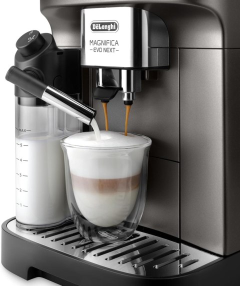 Ekspres ciśnieniowy De'Longhi automatyczny 1450 W 15 bar srebrny/szary