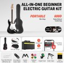 GITARA ELEKTRYCZNA DONNER Donner DST-100 ZE WZMACNIACZEM I POKROWCEM