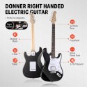 GITARA ELEKTRYCZNA DONNER Donner DST-100 ZE WZMACNIACZEM I POKROWCEM