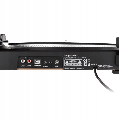 Gramofon Kruger&Matz KM0516 czarny