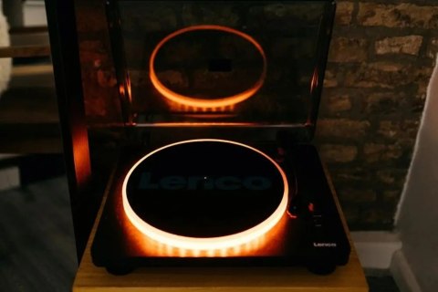 Gramofon Lenco LS-50LEDBK czarny