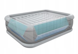 Materac dwuosobowy INTEX 64418D 203 x 152 x 56 cm odcienie szarości