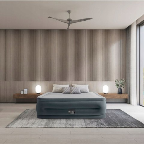 Materac dwuosobowy INTEX 64418D 203 x 152 x 56 cm odcienie szarości