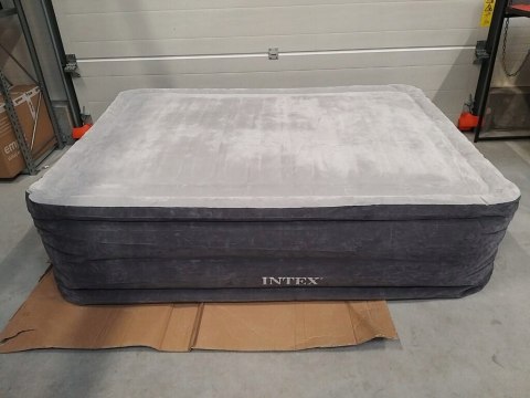 Materac dwuosobowy INTEX 64418D 203 x 152 x 56 cm odcienie szarości