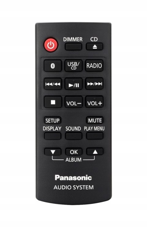 Panasonic SC-PM250EG-K Mikrowieża Bluetooth USB Czarna