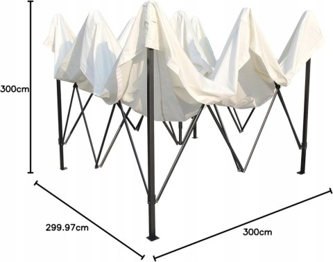 Pawilon ogrodowy All Seasons Gazebos 3x2m Biały