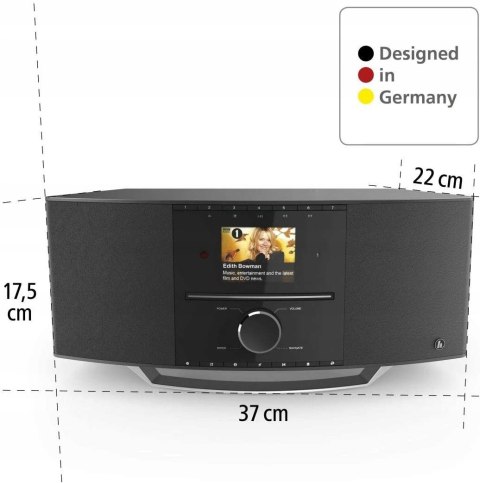 Radio sieciowe DAB+, FM, internetowe Hama DIR3510SCBTX