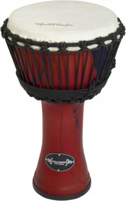 World Rhythm djembe MDJ002-RD 25,5 cm lina tuningowana beczka