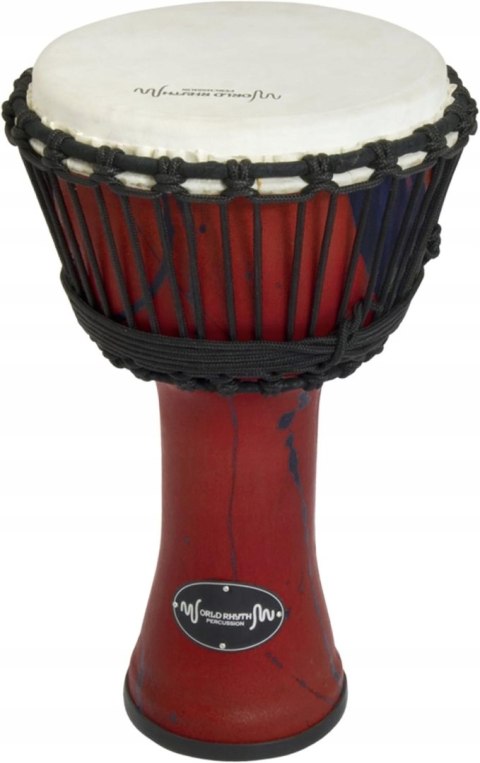World Rhythm djembe MDJ002-RD 25,5 cm lina tuningowana beczka