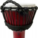 World Rhythm djembe MDJ002-RD 25,5 cm lina tuningowana beczka