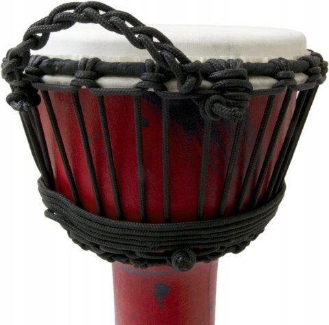World Rhythm djembe MDJ002-RD 25,5 cm lina tuningowana beczka