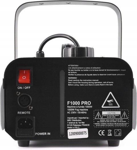 Wytwornica dymu BOOMTONE BOOF1000PRO 1,2 l 1000 W