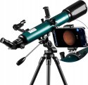 Teleskop refraktor ESSLNB 80/700 mm AZ statyw Barlow obserwacje nieba