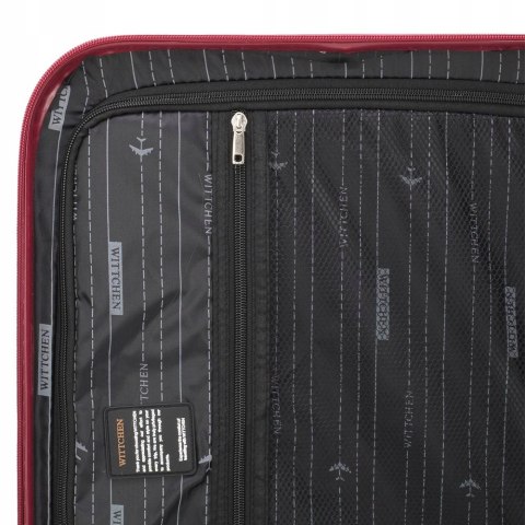 WITTCHEN GROOVE Line Walizka twarda duża ABS 56-3A-313-3 96 l bordowy