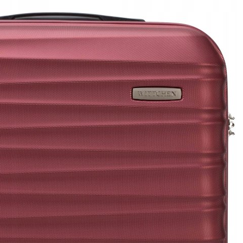 WITTCHEN GROOVE Line Walizka twarda duża ABS 56-3A-313-3 96 l bordowy