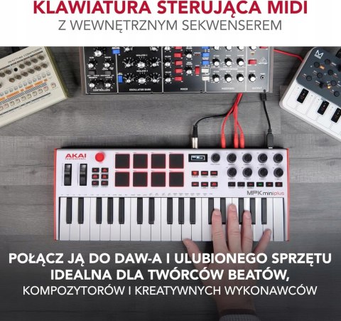 Akai Professional MPK Mini Plus - klawiatura sterująca USB MIDI